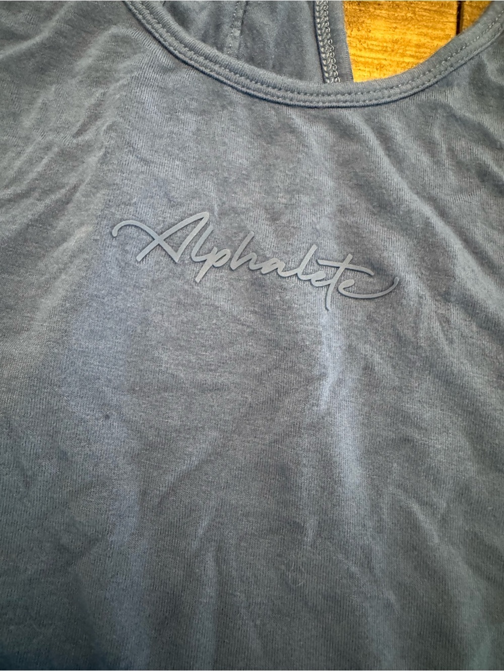 Alphalete Womens Tank Top in blue